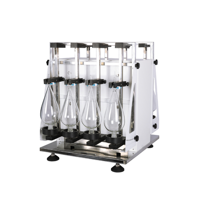 Pionowa wytrząsarka chemiczna z płynem, 8 szt. X 1000 ml separacyjnych wytrząsarek lejkowych